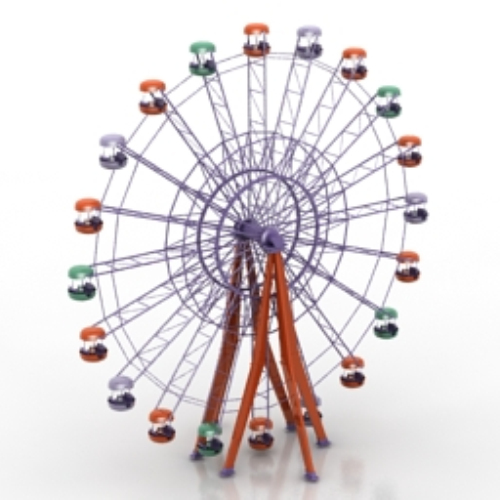 Ferris wheel model
