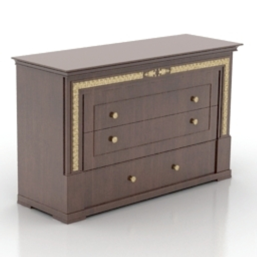 solid wood drawer model