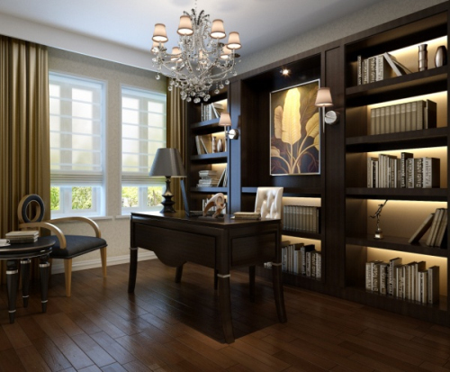 Dark simple 3D model study