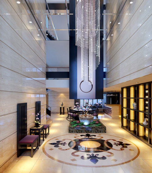 3d model luxury Art Hall