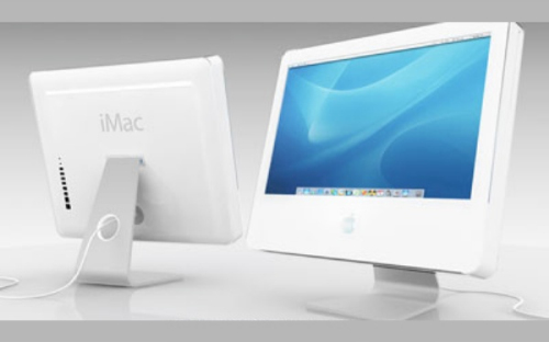 iMac desktop computer 3D model