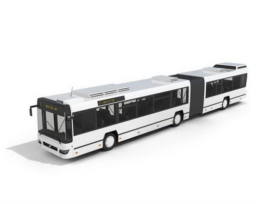 Long Bus 3D model