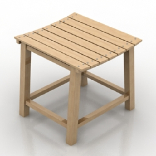 wooden stool model