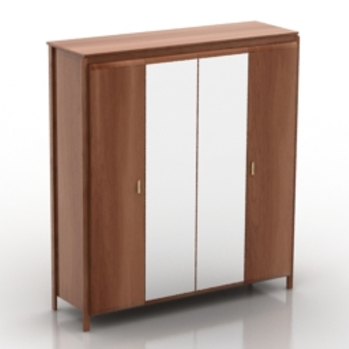 wood wardrobe model