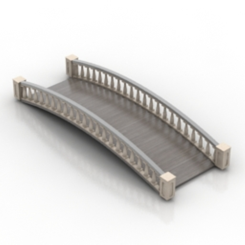 3D model of a simple design bridges