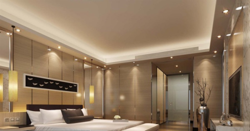 modern wood bedroom 3d models