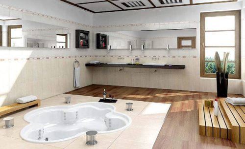 3D model of the grand bathroom