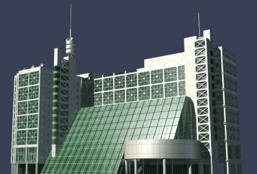Modern Technology 3D model building