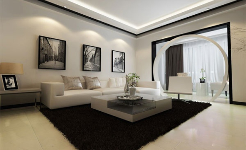 The art of simplicity home living room 3d model