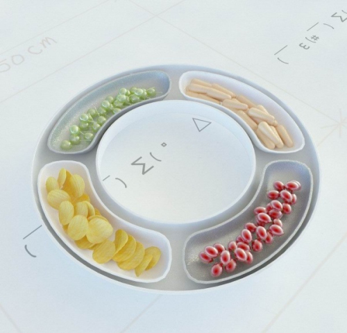 Confectionery Snacks plate 3D model