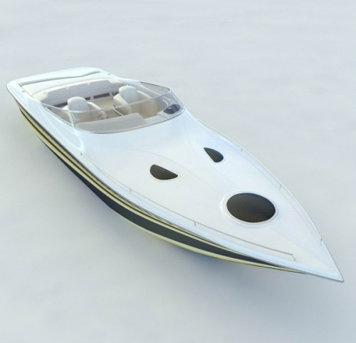 3d model yacht tip