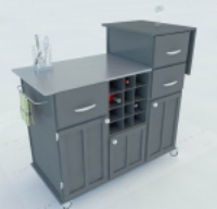 Monochrome Hand dining car 3D model