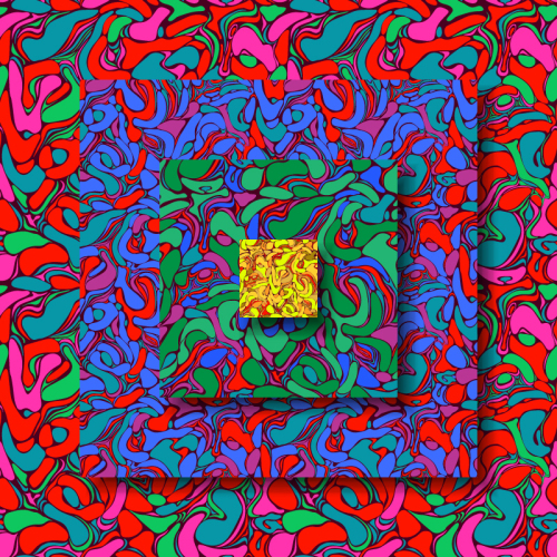 Layered paint background pattern vector material