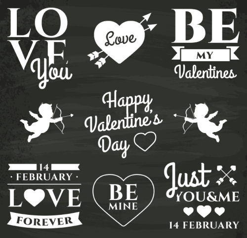 9 Creative Valentine element vector material