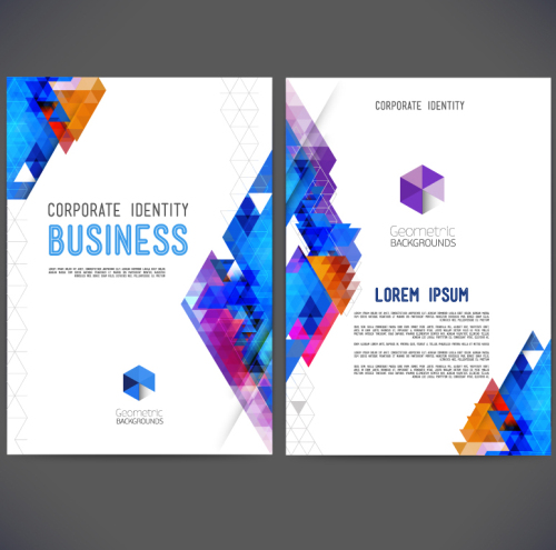 2 Fashion Business flyers vector material