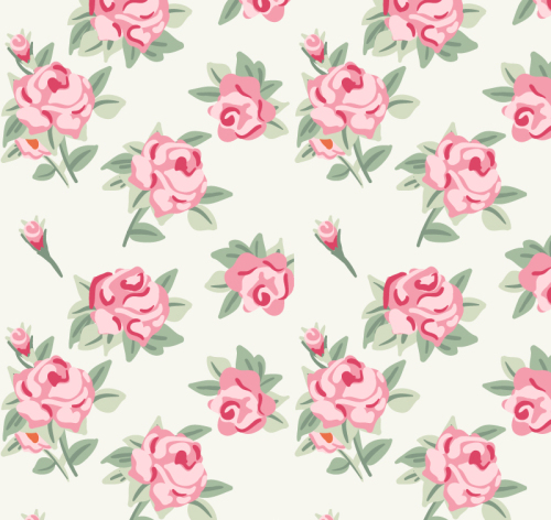 Elegant rose seamless background vector